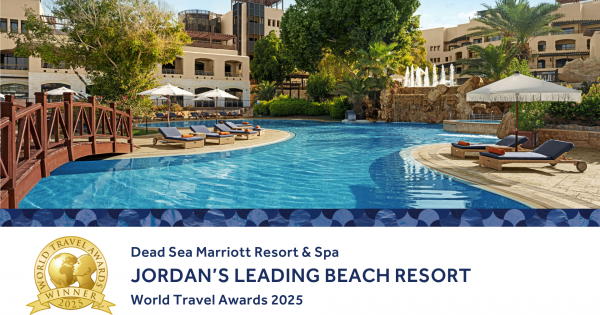 **Dead Sea Marriott Spa Crowned Jordan's Top Beach Resort, Boosting Tourism Appeal**