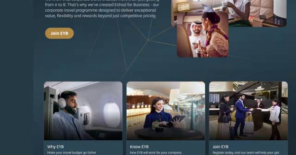 **Etihad Unveils Digital Command Center for Business Travel**