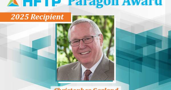 **Garland Honored with HFTP Paragon Award for Shaping Hotel Finance Future**