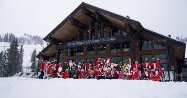 **Santa Avalanche: Hundreds of Santas Conquer Tamarack's Slopes**