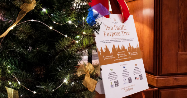 **Shine a Light on Giving: Pan Pacific Whistler's Purpose Trees Spark Holiday Kindness**