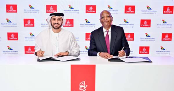 **South Africa Soars: Emirates & SAA Deepen Ties for Seamless African Connections**